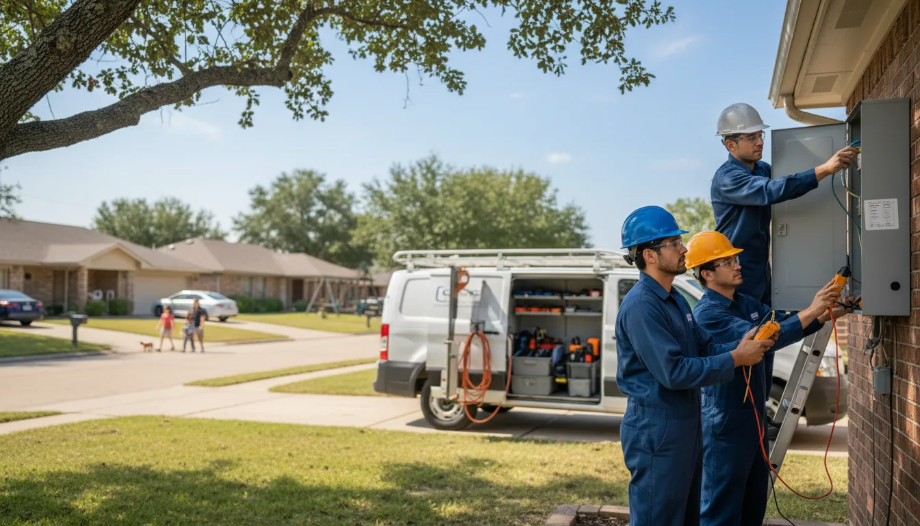 Certified electrician providing emergency electrical services in Brayton, IA